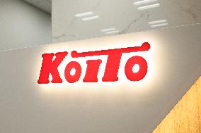 Koito Manufacturing Co., Ltd.signboard and logo